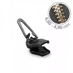 Curseur Zlideon 3A fermeture zip métallique noir