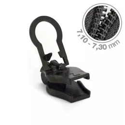 Curseur Zlideon 8C fermeture zip spiralée noir