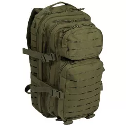 Sac à dos 20L US Assault Pack Laser Cut Miltec Vert OD