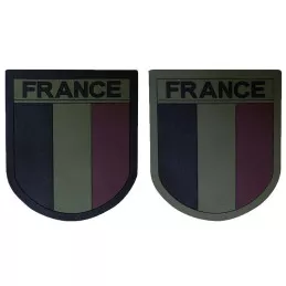 Ecusson France Tricolore Basse Vision Silicone