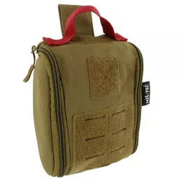 Pochette 1er Secours IFAK pré-équipée Laser Cut Miltec Coyote