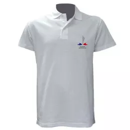 Polo imprimé OPEX Logo Marine Nationale Blanc
