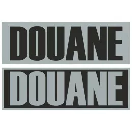 Bande rétroréfléchissante Douane 4,5 x 15,5 cm