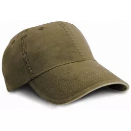 Casquette Baseball Délavée Vert OD