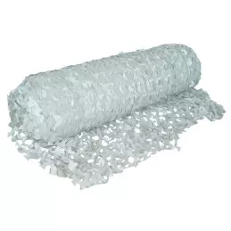 Filet de Camouflage Militaire Blanc KAMALA en rouleau de 1,5 x 50 m