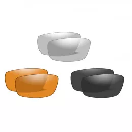 Lunettes Balistiques Guard WILEY X Noir Mat : verres de rechange