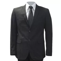 Veste de Costume Coupe Ajustée Noire Patrol