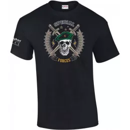 T-shirt manches courtes Summit Outdoor SPECIAL FORCES Noir