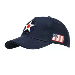 Casquette Brodée US Army Air Corps Bleue