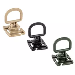 Anneau D-Ring Rotatif avec Fixation pour Passant MOLLE