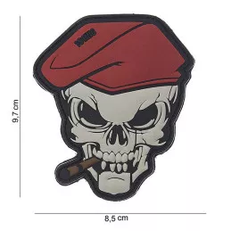 Patch 3D Skull Cigar