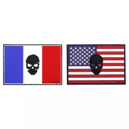 Patch 3D Skull Flag