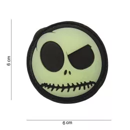 Patch 3D Nightmare Smiley Phosphorescent