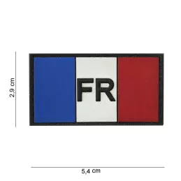Patch 3D France Tricolore avec marquage FR
