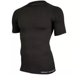 T-shirt Manches Courtes Technical Line Summit Outdoor Noir