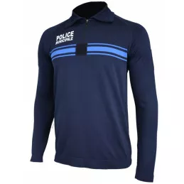 Polo Police Municipale Manches Longues Double Soft Technical Line Summit Outdoor Bleu Marine