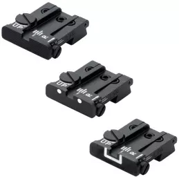 Mire arrière TPU ajustable LPA Sights pour Beretta
