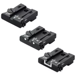 Mire arrière TPU ajustable LPA Sights pour Glock