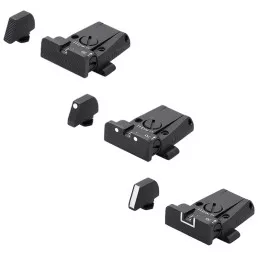 Mire arrière avec guidon SPR ajustable LPA Sights pour Glock