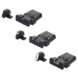 Mire arrière avec guidon SPR ajustable LPA Sights pour Sig Sauer P229-P320