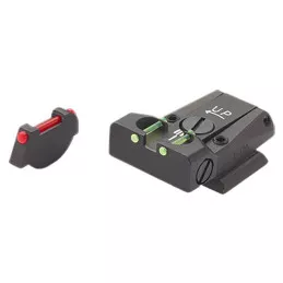Mire arrière avec guidon TTF ajustable LPA Sights pour Ruger P85 et P89