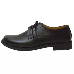 Chaussures de Ville Basses en Cuir Noir Patrol