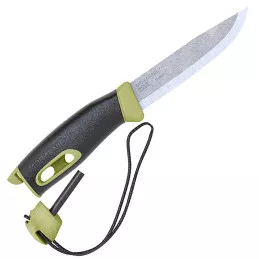 Couteau Companion Spark Morakniv avec Allume Feu Vert