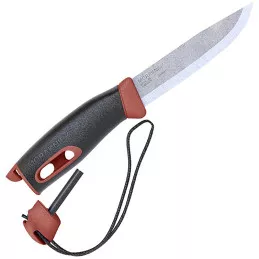 Couteau Companion Spark Morakniv avec Allume Feu Rouge