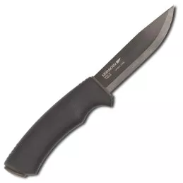 Couteau Bushcraft Survival Carbone Morakniv avec Allume Feu Noir