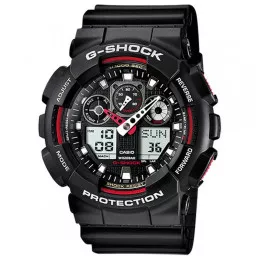 Montre Classic G-Shock GA-100 Noir et Rouge