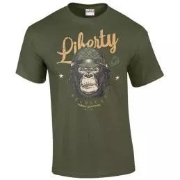 T-shirt manches courtes Summit Outdoor LIBERTY OR DEATH Vert OD
