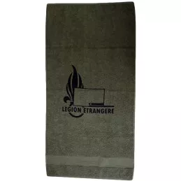 Serviette de toilette militaire Légion avec logo Képi
