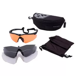 Pack Lunettes Balistiques StingerHawk Revision Incolore/Fumé/Vermillon