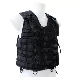Gilet modulable Tactique Classic Miltec Noir