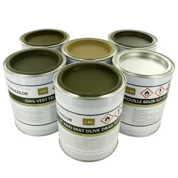 Pots de 1kg peinture Militaria Sympacolor