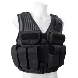 Gilet d'intervention Porte-Grenade DEFCON 5 Noir