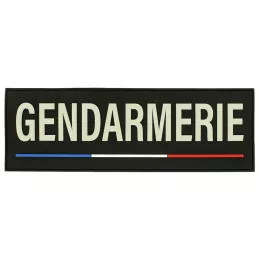 Bande Gomme 3D Gendarmerie 10 x 28 cm Liseré Tricolore