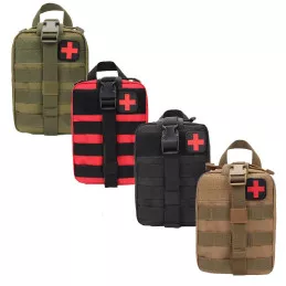 Pochette 1er Secours 17 x 20 MOLLE sur Velcro