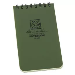 Carnet de notes tous temps 7.6 x 12.7 cm Rite In The Rain Vert OD
