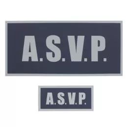 Bandes rétroréfléchissantes ASVP (13 x 28 cm et 6 x 13 cm)