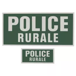 Bandes rétroréfléchissantes Police Rurale (10 x 28 cm et 6 x 13 cm)