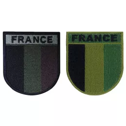 Ecusson France Tricolore Basse Vision Brodé