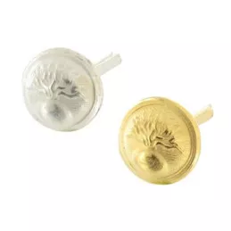 Boutons Métal d'Uniformes Gendarmerie Mat (10 mm - Modèle à Tige)