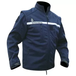 Veste Softshell 2 en 1 Gendarmerie Manches Amovibles