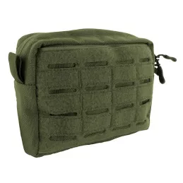 Pochette horizontale MOLLE Laser Cut C4 Tactical Vert OD