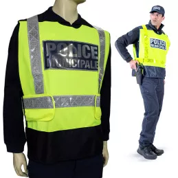 Chasuble Fluo Police Municipale bicolore