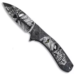 Couteau Tête de Mort modèle 18477-A Albainox