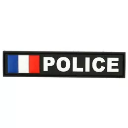 Barrette Gomme 3D Police avec drapeau FR