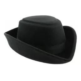 Tricorne en Feutrine Noir