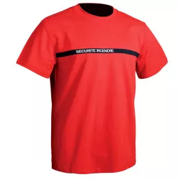 T-shirt Brodé Sécurité Incendie